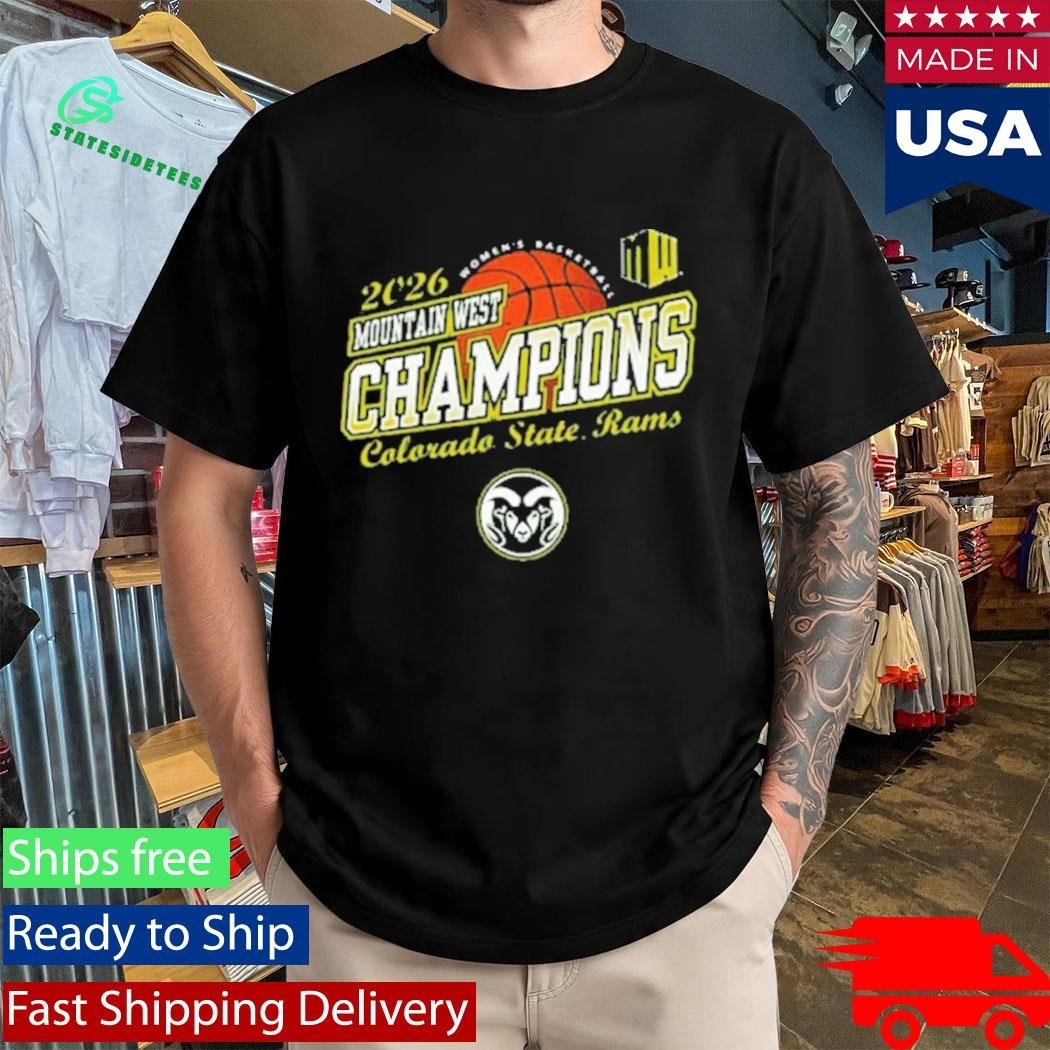 Colorado State Rams Women’s Basketball Champions 2026 Mountain West Tournament Shirt