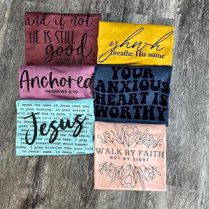 Colorful Christian Tees