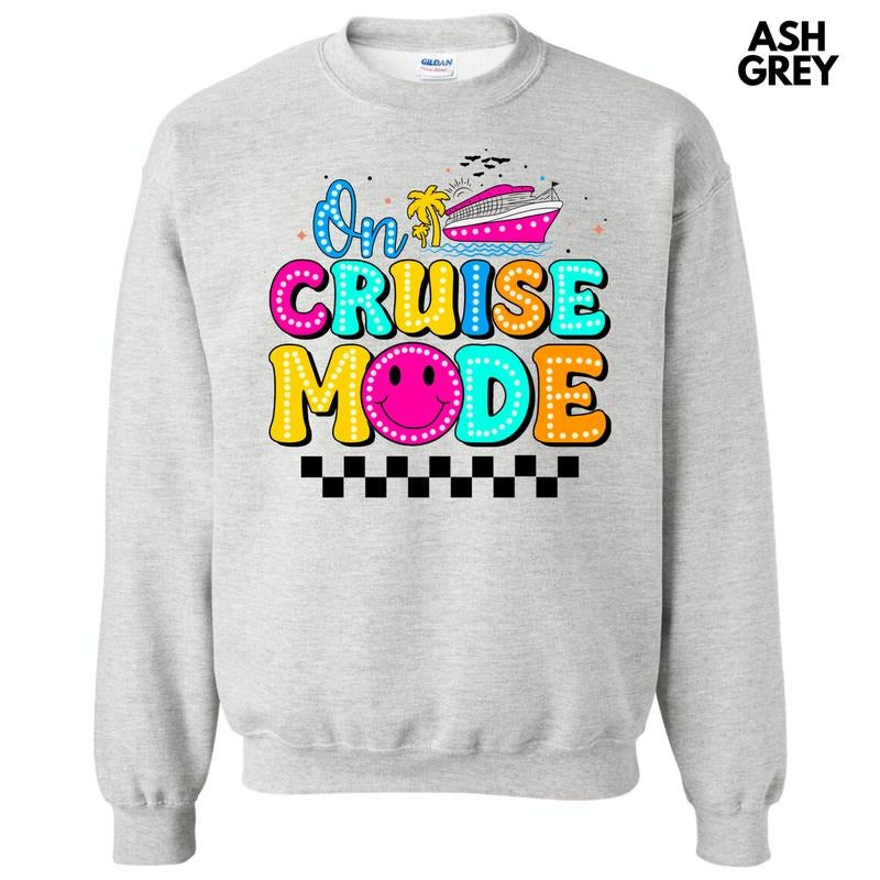 Colorful Cruise Mode Sweatshirt 'NLB' T-Shirts, Hoodie | DripVista.com