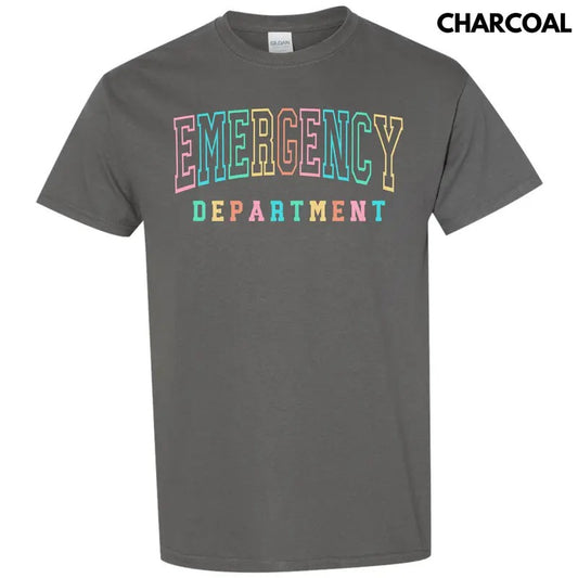 Colorful Emergency Dept Gildan Short Sleeve T-Shirt 'NLB'