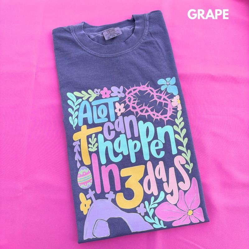 Colorful In Three Days Comfort Colors T-Shirt 'NLB'