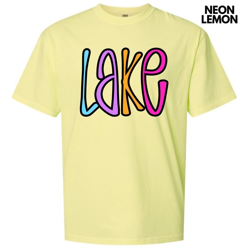 Colorful Lake Comfort Colors T-Shirt 'NLB'