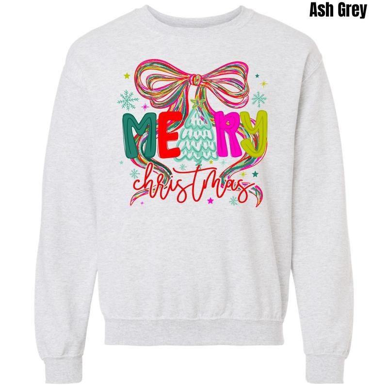 Colorful Merry Christmas Sweatshirt 'NLB'