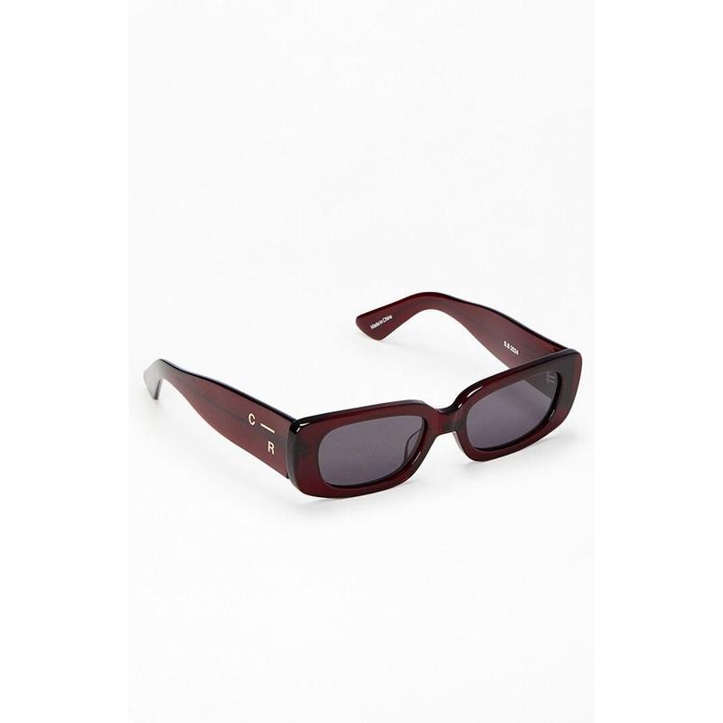Colour Range Women's Burgundy Y2K Sunglasses T-Shirts, Hoodie, Sweatshirt | DripVista.com