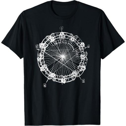 Coltrane Chord Changes Mandala Jazz Musician T-Shirt Made in USA Hoodie, Sweatshirt | DripVista.com