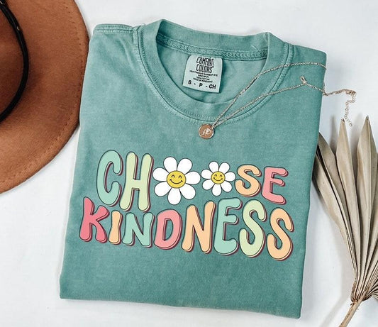 Comfort Color Choose Kindness Teacher T-shirt, Teacher Appreciation Gift, Back To School, Be Kind School Shirt, Elementary Team Teacher Tee