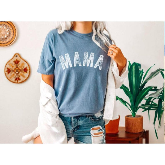 Comfort Color Mama Shirt, Mom Shirt, Mommy Shirt, Mama T-Shirt, Cute Mom Shirt, Mother's Day Gift, Mom Life Shirt, Girl Mama Shirt