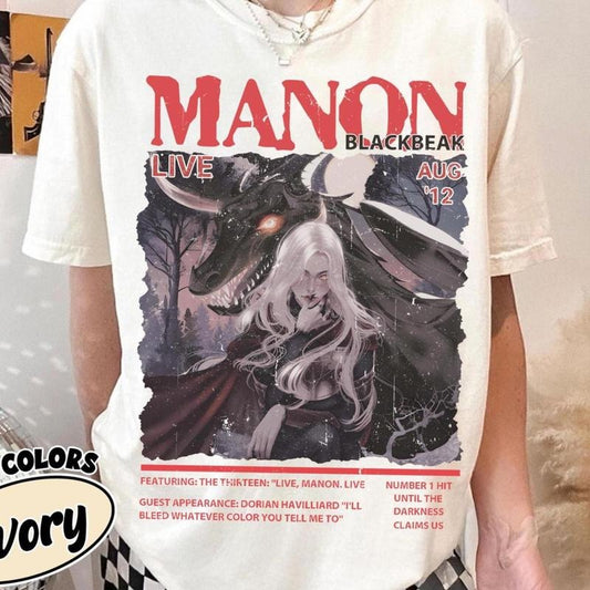 Comfort Color Manon Blackbeak Shirt, The Thirteen Shirt, Throne Of Glass T-Shirt, Manon Blackbeak Ironteeth Witches Dorian