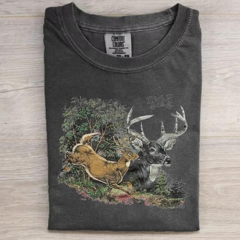 Comfort Color Vintage 1995 Green tractor brand Forest Wildlife Nature T-shirt, Casual Wear, UnAlternative Fashionique...