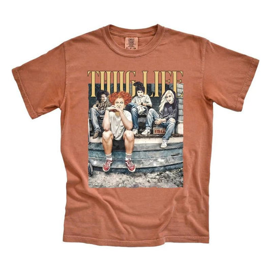 Comfort Colors  Thug Life Bad Witches Shirt, Hocus Pocus Halloween Shirt, Sanderson Sisters Shirt