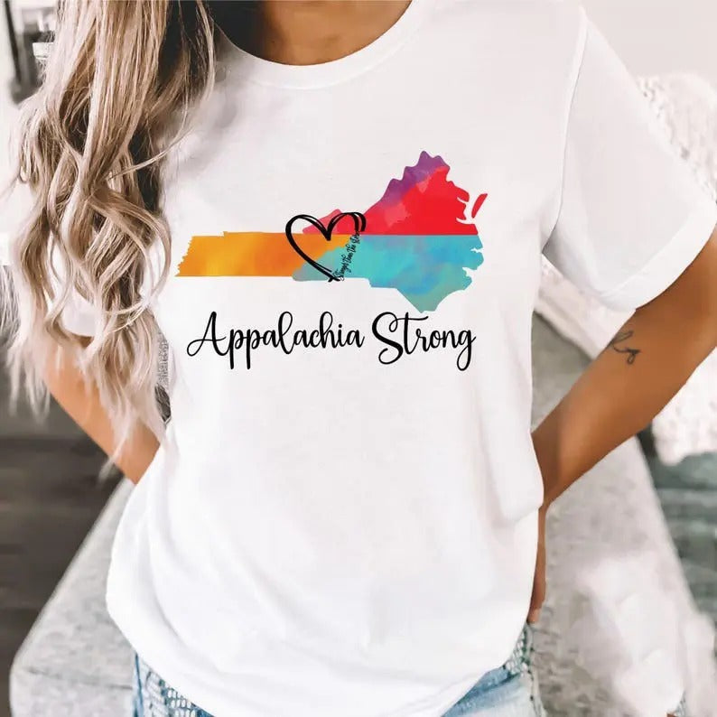 Comfort Colors Appalachia Strong - Hurricane Helene Disaster Relief T Shirt Hoodie, Sweatshirt | DripVista.com