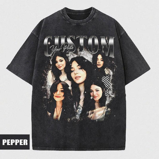 Comfort Colors Custom Your Own Shirt, Custom Bootleg Tee, Custom Photo Vintage Graphic 90s Shirts, Custom Girlfriend Tee, Insert Your Design Top Womenswear Top Womenswear  Shortsleeve Fitted