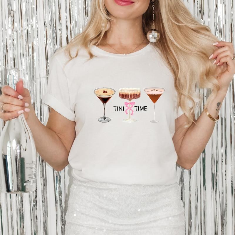Comfort Colors Espresso Martini Shirt, Tini Time, Espresso Shirt, Espresso Martini Social Club Shirt, Bachelorette Party Shirt,Birthday Gift