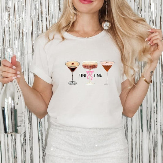 Comfort Colors Espresso Martini Shirt, Tini Time, Espresso Shirt, Espresso Martini Social Club Shirt, Bachelorette Party Shirt,Birthday Gift