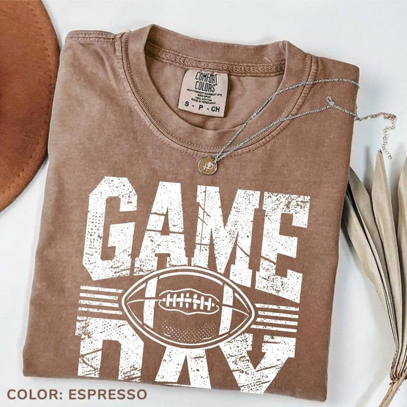 Comfort Colors Football Season T-shirt, Tis the Season Football Tee, Game Day Football Tshirt, Fall Sports T-shirt, Football Mom Tee, Tailgate Outfit