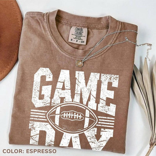 Comfort Colors Football Season T-shirt, Tis the Season Football Tee, Game Day Football Tshirt, Fall Sports T-shirt, Football Mom Tee, Tailgate Outfit