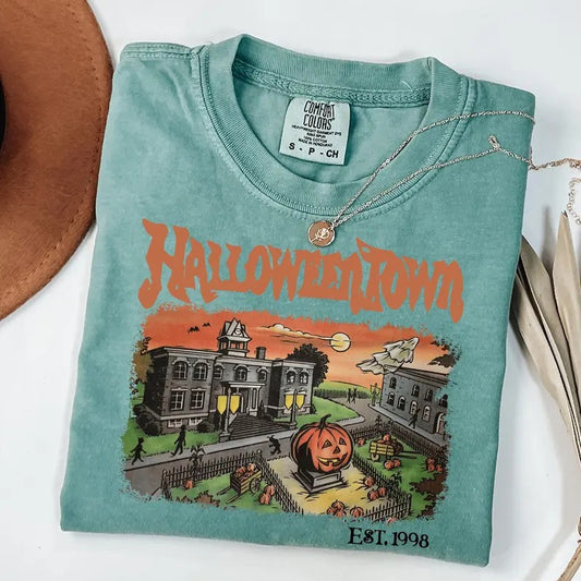 Comfort Colors Halloweentown Est 1998 Shirt, Halloweentown University, Retro Halloweentown Shirt, Cute Fall Shirt, Halloween Graphic Tee