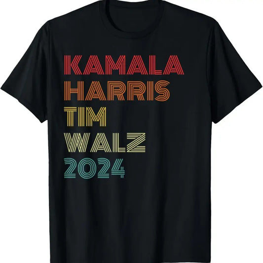 Comfort Colors Kamala Harris Tim Walz Vintage Style T-Shirt