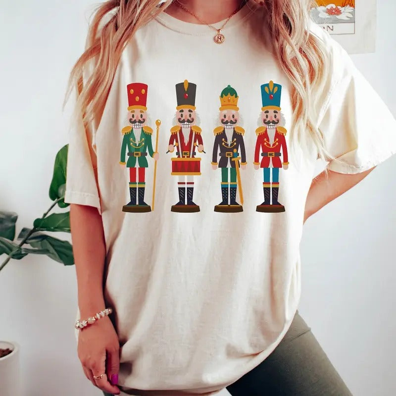 Comfort Colors Nutcracker Shirt, Sugar Plum Fairy Shirt, Cute Christmas Shirt, Womens Holiday Gift, Christmas Graphic...