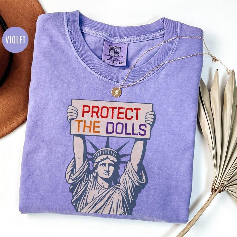 Comfort Colors Protect The Dolls Statue Of Liberty Shirt, Gender Equality Shirt, Pride Month Shirt, Human Rights Shirt,...