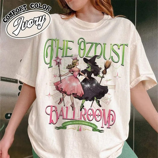 Comfort Colors The Musical Ozdust Ballroom Shirt, Dancing Through Life Shirt, Wicked Musical Shirt, Witch Broomstick Shirt, Green Witch Shirt, Pink Witch Shirt