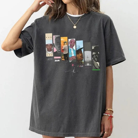 Comfort Colors Tyler All Albums Version Vintage Unisex T shirt, Gift For Fan Swearshirt, Hoodie, The Creator Tour Music Tee
