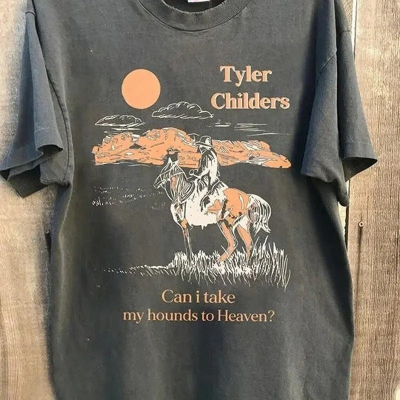 Comfort Colors Tyler Childers Unisex T-shirt, Band Tee Shirt , Gift Fan Shirt For Men Women Streetwear Casual Tshirt