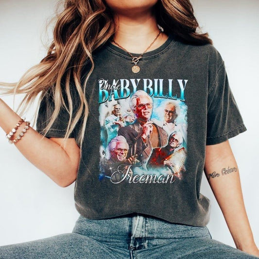 Comfort Colors Uncle Baby Billy Shirt, Go Outside Nerd, Baby Billy Tour 1989, The Righteous Gemstones Movie, Misbehavin Tour Baby Billy Fan Club