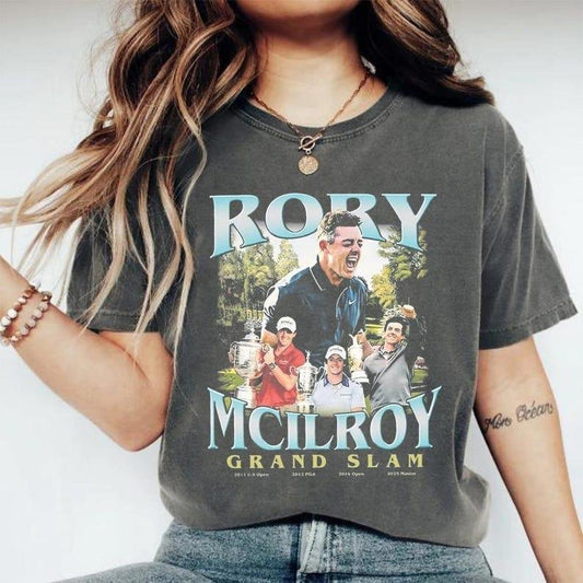 Comfort Colors Vintage Bootleg Rory McIlroy Champion 2025 Shirt
