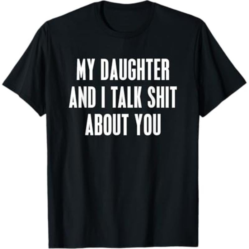 Comfort Cotton Short Sleeve T- Shirt My Daughter Gunpla brand Swoosh Talk Shit About You