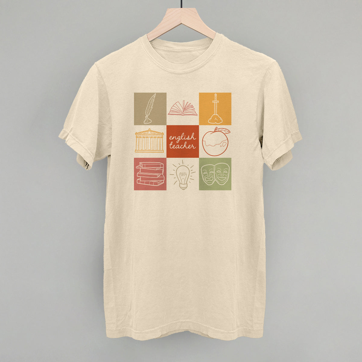 English Teacher Doodle Grid