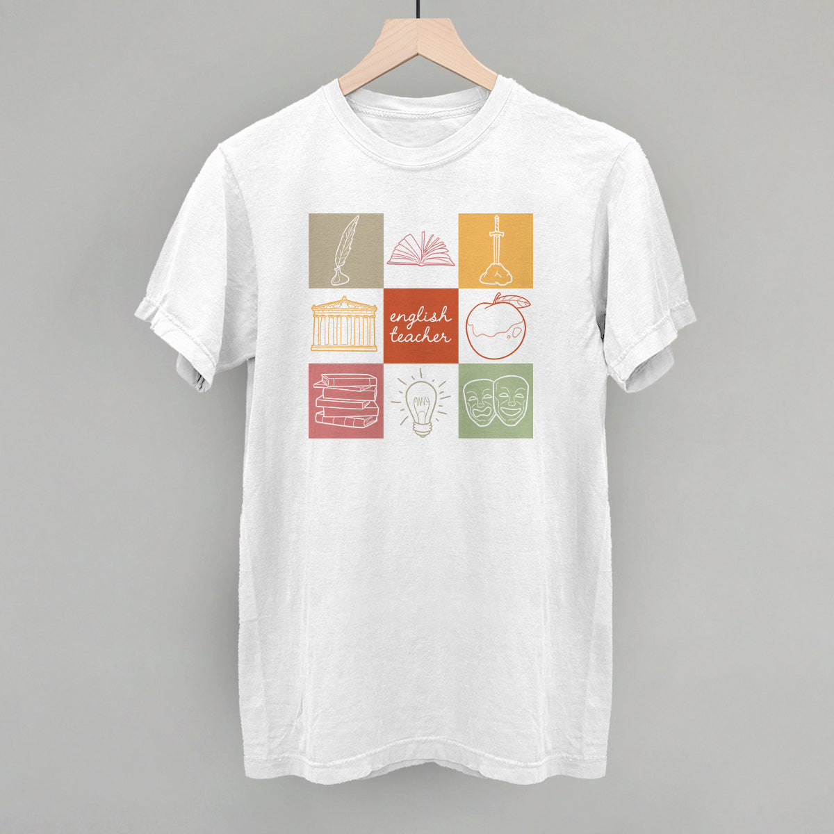 English Teacher Doodle Grid