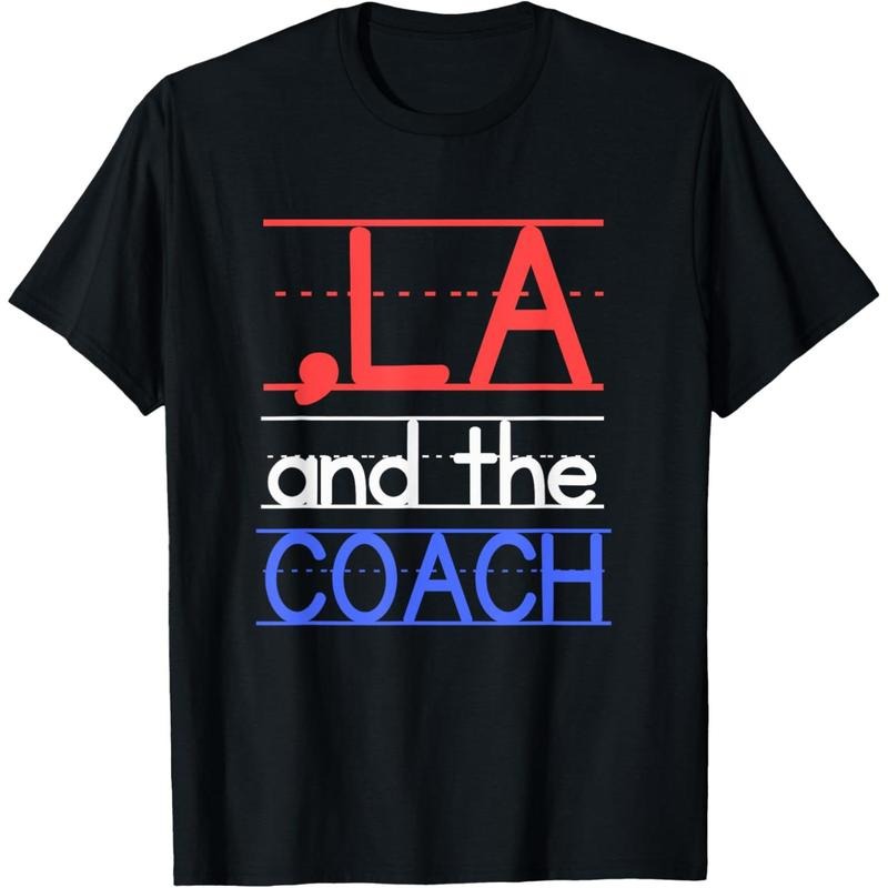 Comma La and the Coach Harris Walz 2024 Educators T-Shirt made in usa Hoodie, Sweatshirt | DripVista.com