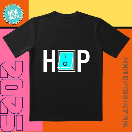 HP Minimalist Black Tee | 'Modern Minimalist' Trendsetters Must-Have |   Daily/Concert Outfit