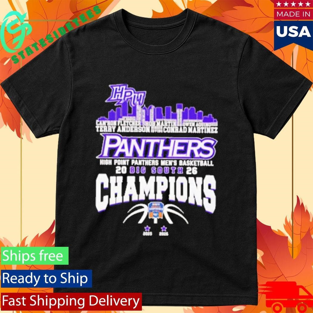 Congrats High Point Panthers Champions 2026 Big South Men’s Basketball Shirt