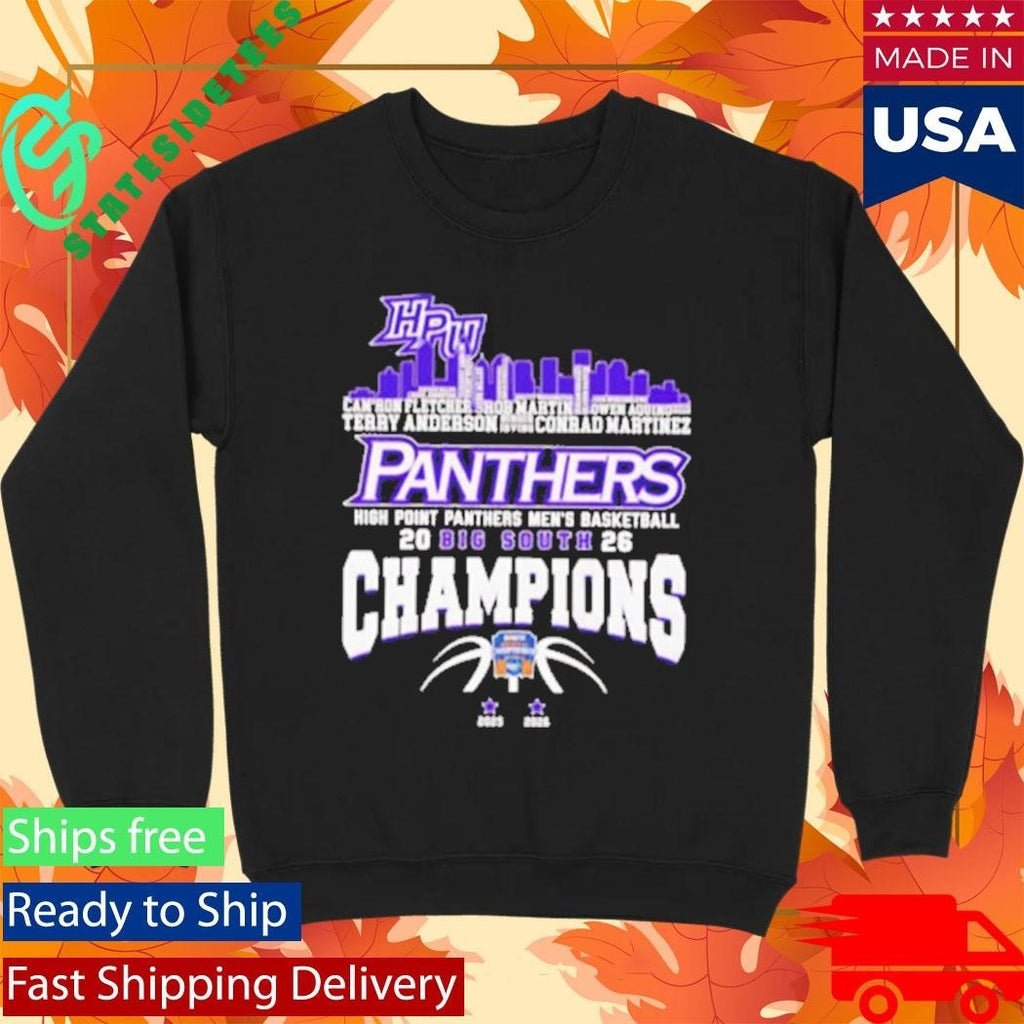 Congrats High Point Panthers Champions 2026 Big South Men’s Basketball Shirt