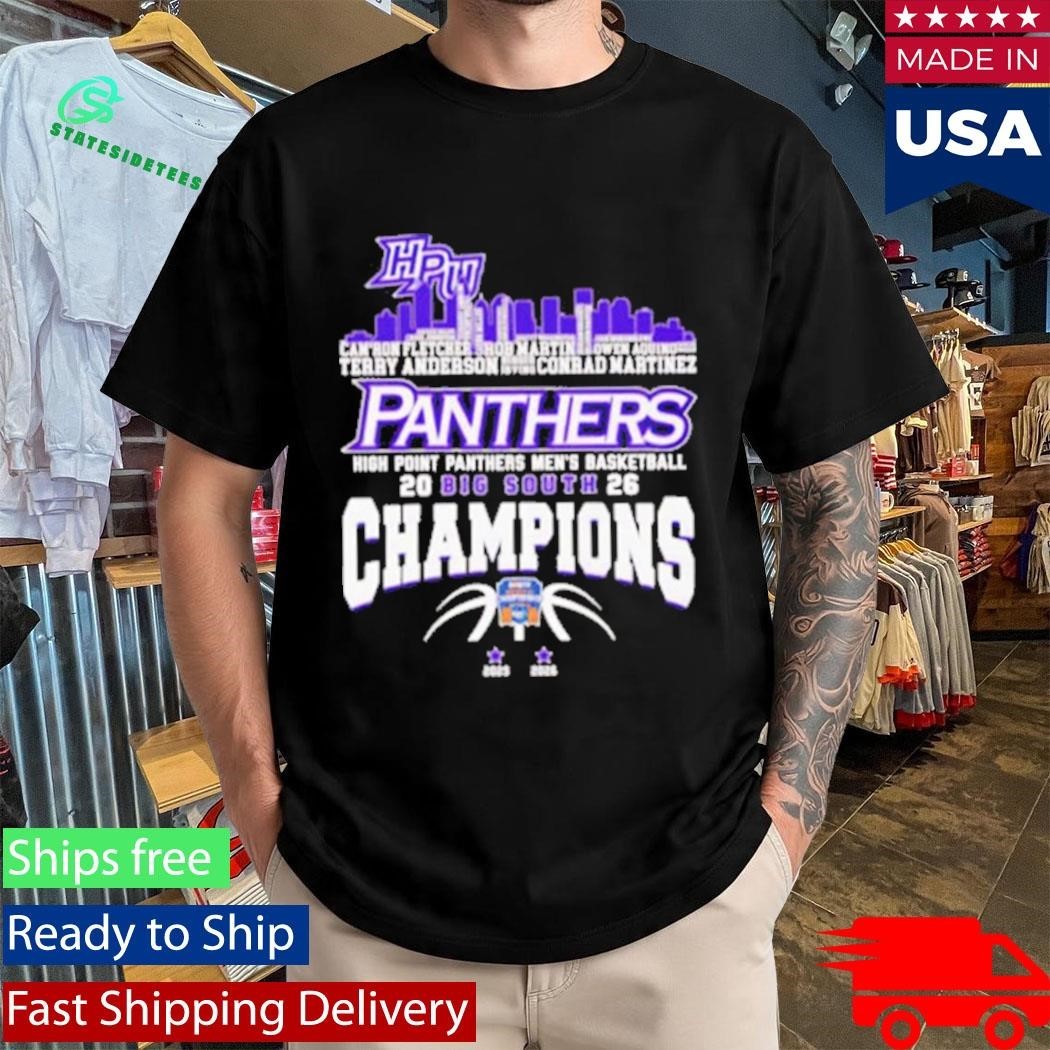 Congrats High Point Panthers Champions 2026 Big South Men’s Basketball Shirt