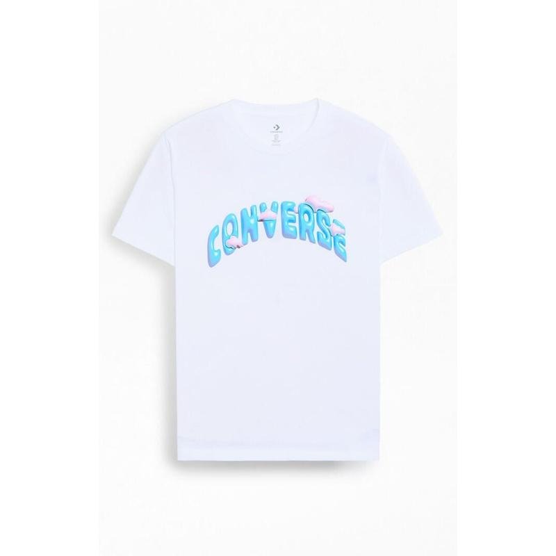Converse Men's Clouds T-Shirt - Multicolor Hoodie, Sweatshirt | DripVista.com