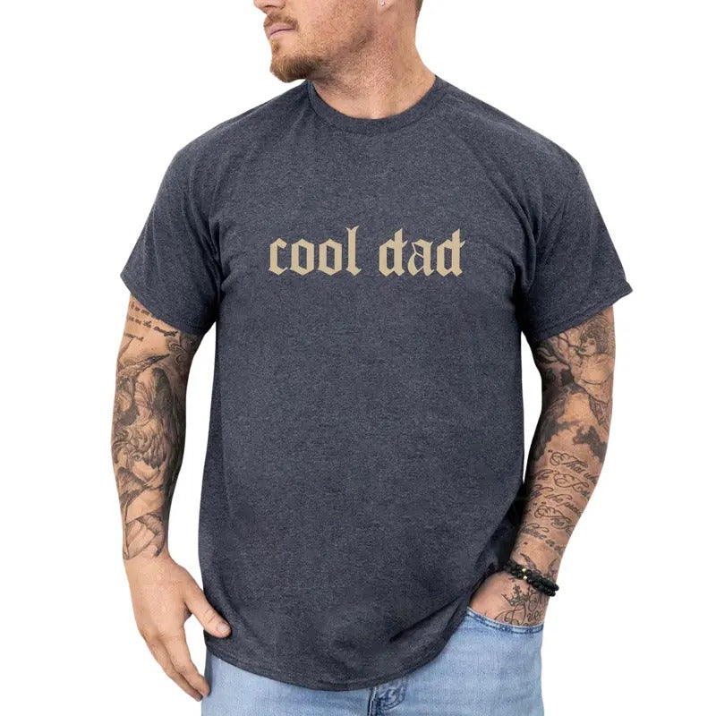 Cool Dad Graphic Tee, Favorite Dad T-shirt, Funny Dad's Life Unhinged Unisex Shirt, Gift For Dad, New Daddy Tee, Best Father Menswear