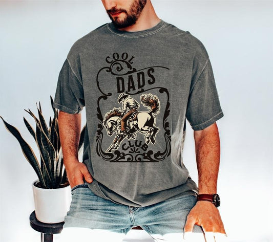 Cool Dads Club Shirt, Cowboy Shirt, Father's Day Gift, Birthday Gift for Dad, Dad to be gift, Cool Dad Tee, Father's Shirt