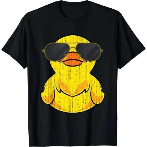 Cool Duckie Sunglasses Duckling Funny Ducky Rubber Duck T-Shirt Made in USA Hoodie, Sweatshirt | DripVista.com