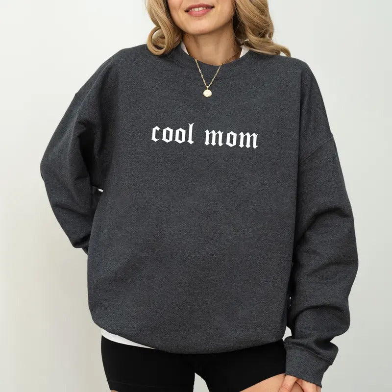 Cool Mom Sweatshirt, Retro Mom's Life Sweater, Funny Mama Graphic Shirt, Mom Appreciation Clothing Gifts, Best Mother...