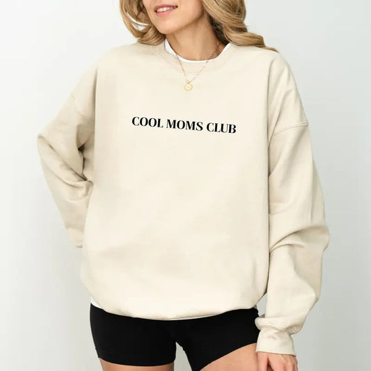 Cool Moms Club Sweatshirt, Mom Life Crewneck, Cool Mom Long Sleeved Pullover, Mama Sweater, Mom Appreciation Gift