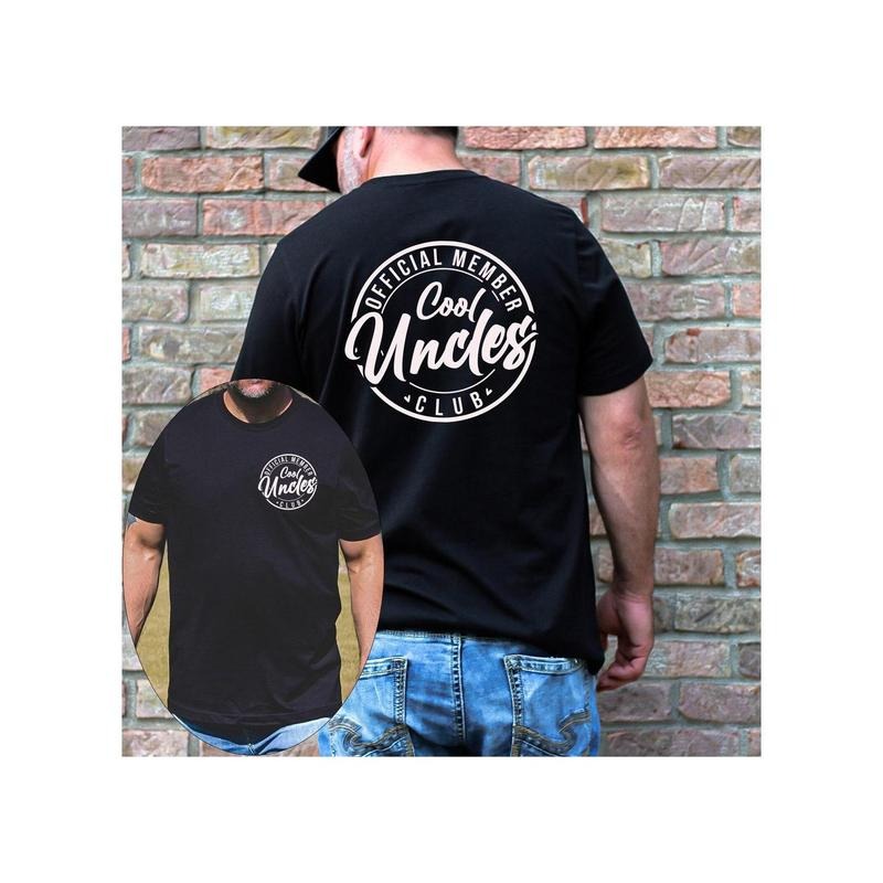 Cool Uncles Club Double Sides T-shirt, Uncle Gift, Uncle Birthday Gift, Uncle Sweatshirt, Cool Uncle Sweatshirt, New Uncle Gift