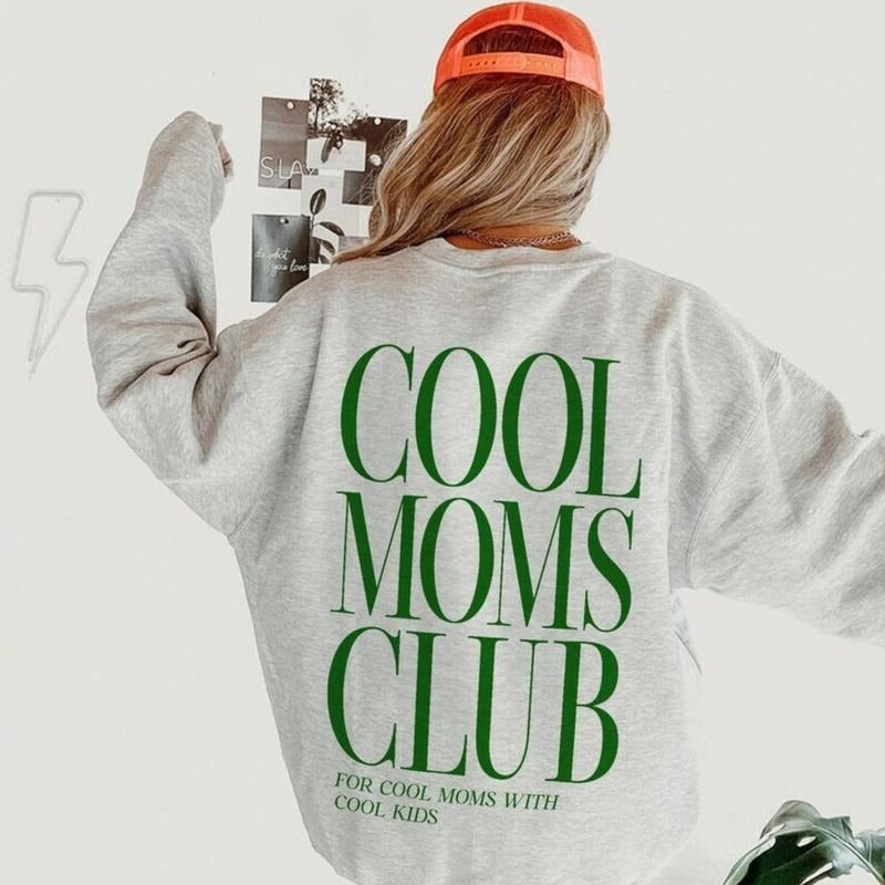 Cool moms club retro graphic sweatshirt for women, presents for mom, expecting mom gif T-Shirts, Hoodie | DripVista.com