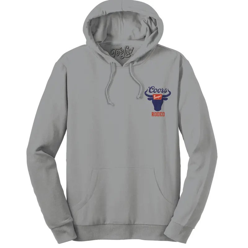 Coors Banquet Rodeo Hooded Sweatshirt - Gray