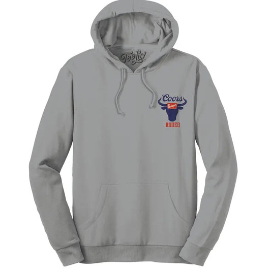 Coors Banquet Rodeo Hooded Sweatshirt - Gray