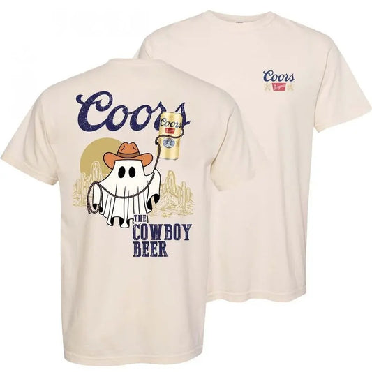 Coors Cowboy Beer t Shirt Coors Banquet Shirt Hall_346 - Unisex And Inclusive - Multiple Colorways - Full Size Range