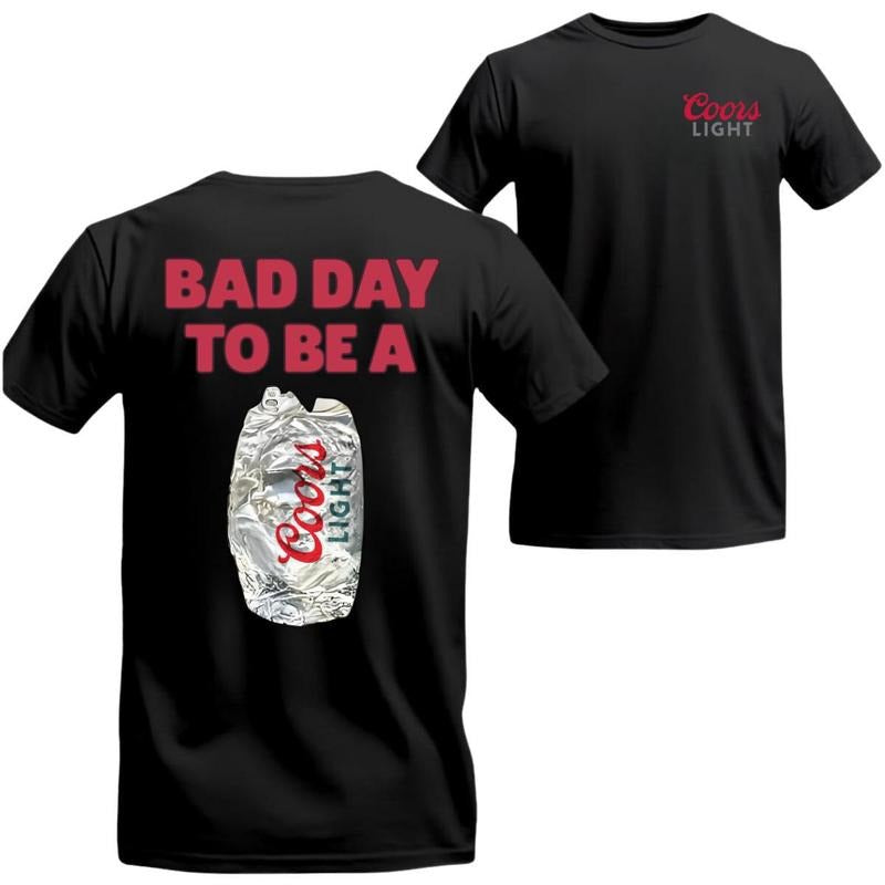 Coors Light Crushed Can T-shirt - Funny Beer Lover's Design Stylish And Comfortable Perfect For Casual Wear High-quality For Men And Women