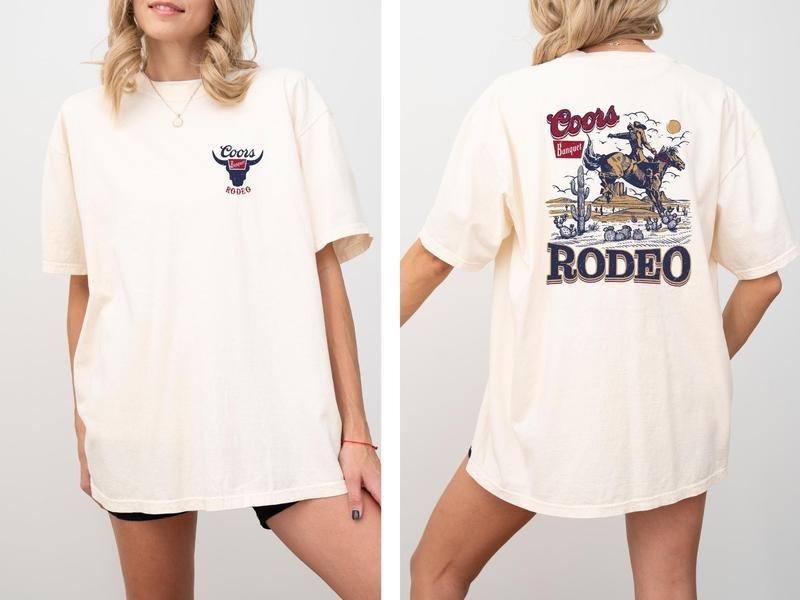 Coors Rodeo Cowboy Shirt, Retro 90s Western Shirt, Retro Coors Tee, Cowboy Shirt, Rodeo Trending Funny Quote Shirt